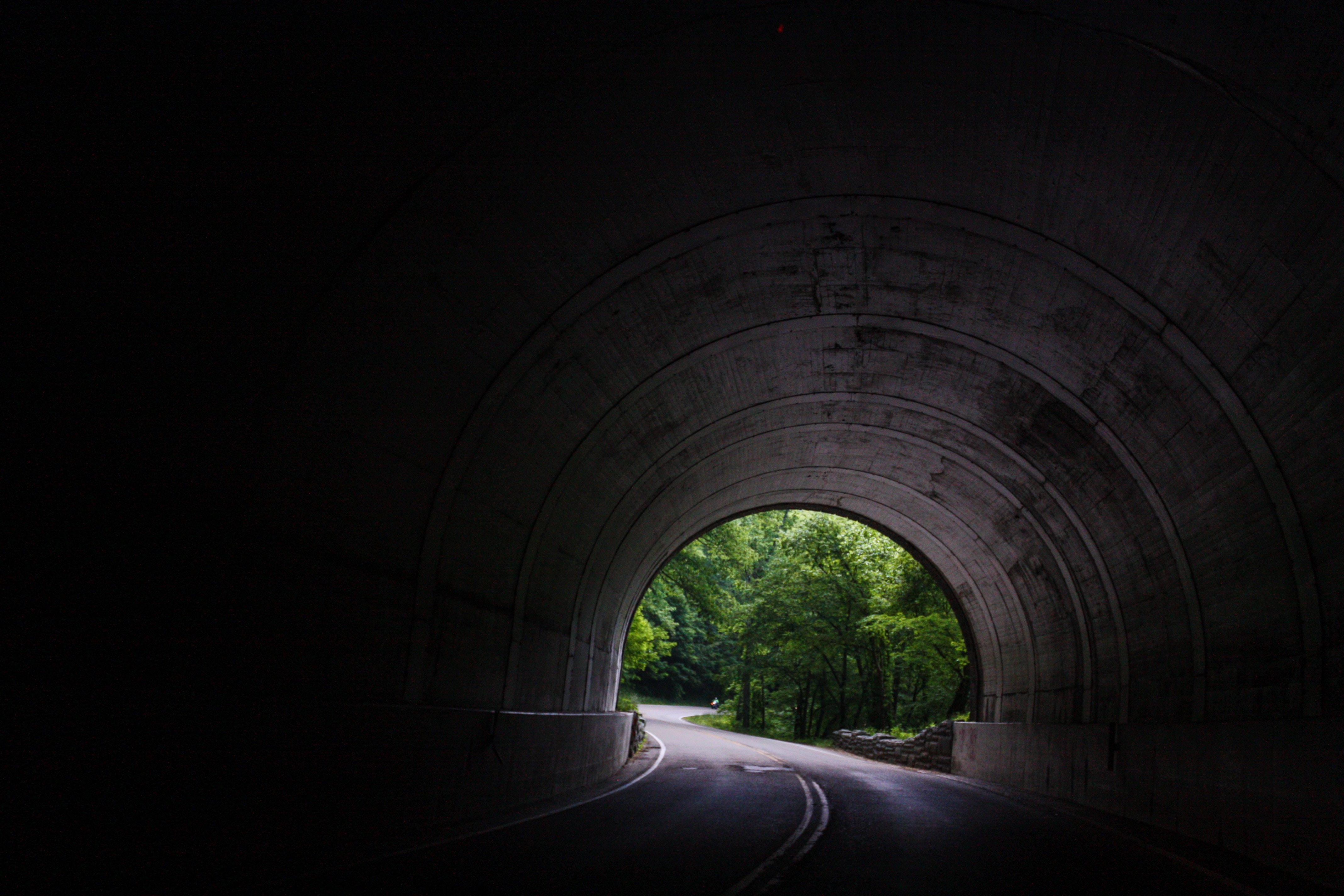 Tunnel with a light at the end, much like therapy